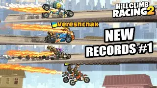 Hill Climb Racing 2 - NEW RECORDS #1 | GamePlay Walkthrough