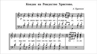 Кондак Рождества Христова А.Туренков