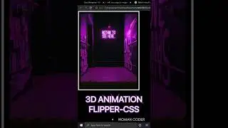 How to make 3D animation flipper in CSS 