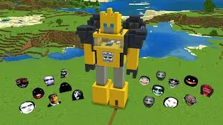 Survival Bumblebee House With 100 Nextbots in Minecraft - Gameplay - Coffin Meme