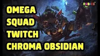 OMEGA SQUAD TWITCH CHROMA OBSIDIAN SKIN SPOTLIGHT - LEAGUE OF LEGENDS