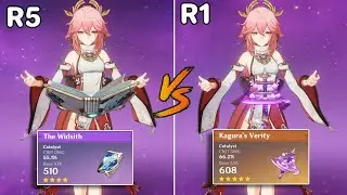Yae Miko Weapon Comparison: The Widsith (R5) vs Kagura's Verity (R1) | Genshin Impact