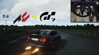 Playing GT7 Drift on AC, Original BMW M3 E46 Power Drift Driving w/SIMAGIC Alpha 15Nm steering Wheel