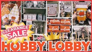 🛒👑🔥Huge Hobby Lobby Fall 2023 Shop With Me & New 75% Off Clearance Deals!! Must See!!🛒👑🔥