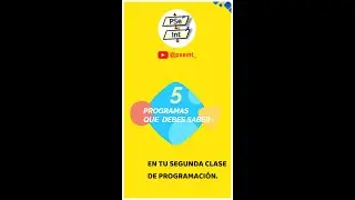 🟡 5 Algoritmos que DEBES SABER✔️ en Tú [ 💻 2da CLASE ] de Programación. 😅