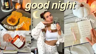 COZY HERBST ABENDROUTINE 📖🌙🕯️ neues rezept, journaling, hair oiling