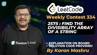 Leetcode Weekly Contest 334 | 2575 : Find The Divisibility Array Of A String Solution | In Hindi