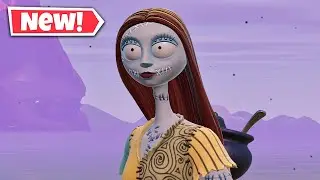 NEW SALLY Skin Gameplay In Fortnite! (THE NIGHTMARE BEFORE CHRISTMAS)