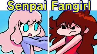 Friday Night Funkin VS Cloud - Senpais Fangirl | Heart Attack Rampage (FNF Mod) (FANMADE)