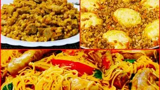 Готовлю ТРИ БЛЮДА на обед и на ужин  в сковороде ! Получается  быстро вкусно и просто