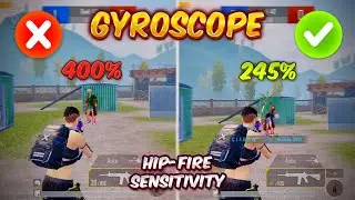 400% Vs 250% Gyroscope 🔥 How To Improve Hip-Fire And Headshot Sensitivity in Bgmi/Pubg Mobile