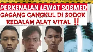 GAGANG CANGKUL DI SODOK KAN KE ALAT VITAL NYA ‼️ENO CANGKUL