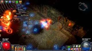 Path of exile -  Dungeon 66 Map Boss Only - Dual Flame Totem