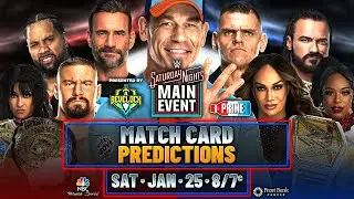 WWE Saturday Night's Main Event 2025 - Match Card Predictions | Bevelock