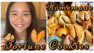 Homemade Fortune Cookies 🥠 ! | Janet and Kate