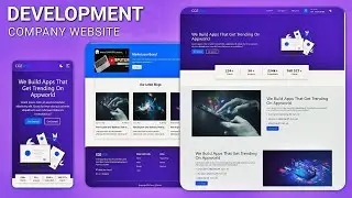 🔥React Responsive Modern Website Using Tailwind CSS || Build Web Development Company website