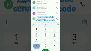 Huawei mobile screen test code 👍