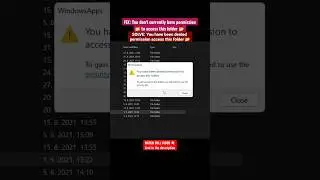 FIX You dont currently have permission to access this folder • You have been denied permission