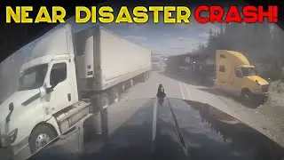 AMERICAN TRUCK DRIVERS DASH CAMERAS | Idiot trucker almost hit, Car on fire, Car brake check!  #223