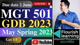 MGT501 GDB Solution 2023/MGT501 GDB 2023/MGT501 GDB Solution Spring 2023/MGT501 GDB 2023/ MGT501 GDB