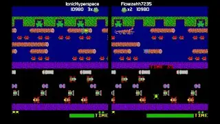 Frogger XBLA Xbox Live Co-op (Original Graphics) Gameplay