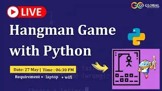 Hangman Game with Python | Hangman Game |  Build HANGMAN Game with Python