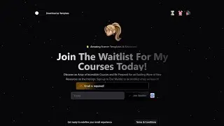 Create A Waitlist Page: Next.js, React JS, Framer Motion, React Hook Form, TailwindCSS, MongoDB. 1