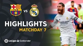 Highlights FC Barcelona vs Real Madrid (1-3)