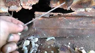 ремонт кузова т-4.часть 2. Пороги в хлам!!!