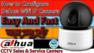 How Configure Dahua Wifi IP Camera || How Configure Dahua Camera IPC-A12P