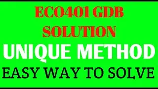 #eco401
