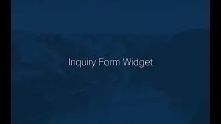 Inquiry Form Widget - Houzez
