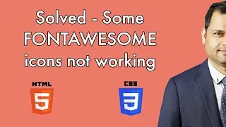 Fontawesome icons are not showing in website  | Some icons not working or displaying