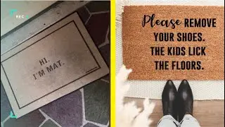 NEW!!! Hilarious Doormats: Welcome Signs That Will Make You LOL!