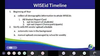 WISEid 101 for Choice Schools  Start to Finish 20220309 111612 Meeting Recording