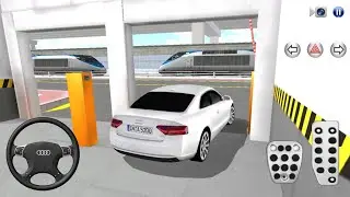 New Sedan Car Audi A5 in Parking Building - 3D Driving Class 2024 - best Android gameplay