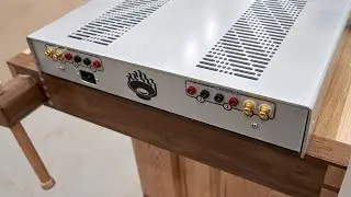 Making An Amplifier From Raw Aluminum - The Back Panel and Installing The Amp Boards