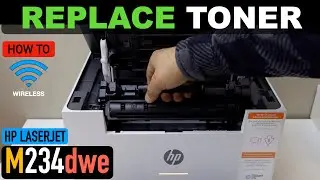 HP LaserJet M234dwe Ink Cartridge Replacement.