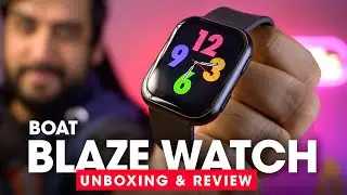 Boat BLAZE Watch Unboxing & Review! ⚡️ Budget Smartwatch 2022  #AmanDhingra