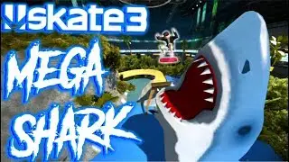 Skate 3 Giant Mega Shark Park ! (Resize Glitch)