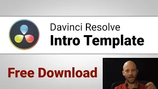 Davinci Resolve Intro Template  [Free Download + Tutorial for Beginners]