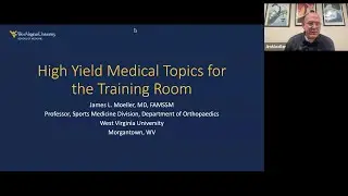 High-Yield Medical Topics for the Training Room | Fellow Online Lecture Series