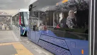 No-wire Tram in istanbul T5 Eminönü–Alibeyköy Coach Station Tram 2024