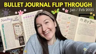 How I Set Up My 2025 Bullet Journal (Flip Through) 📓 Creative Spreads & Tracking 💡