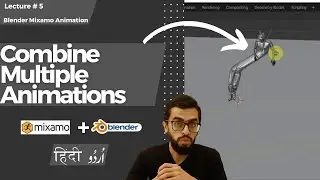 Combine Multiple Character Animation with NLA Editor | Blender Mixamo Animation Series | Tutorial 5