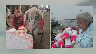 Maines Lobster Lady turns 104