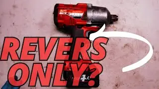 How to repair Milwaukee impact wrench working only in reverse