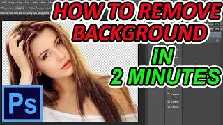 How to remove image background in Adobe Photoshop class  7