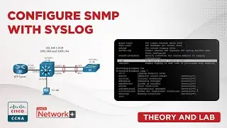 How to Configure SNMP with Syslog. Cisco CCNA, CompTIA Network+ [Theory and Lab]