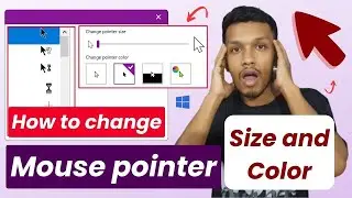 How to change mouse pointer size and color | change mouse pointer setting